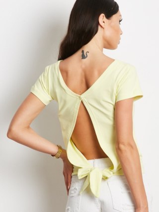 T-shirt PL-BZ-1529.00 jasny żółty XS
