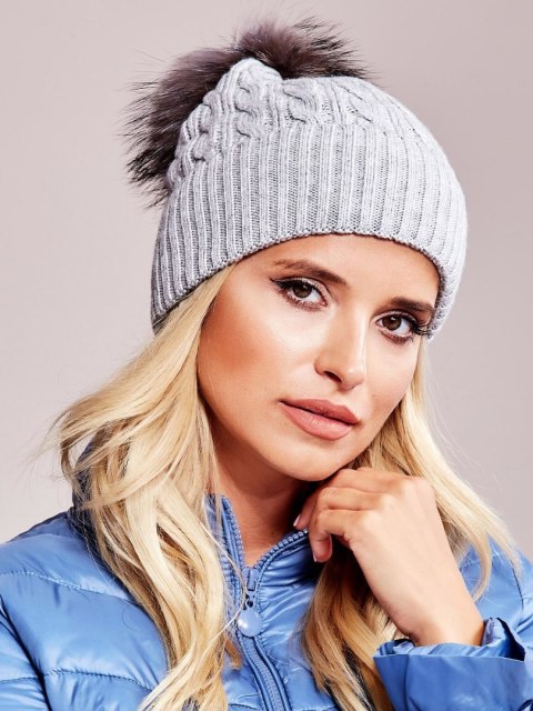 Czapka AT-CZ-173501.44 szary Czapka AT-CZ-173501.44 szary