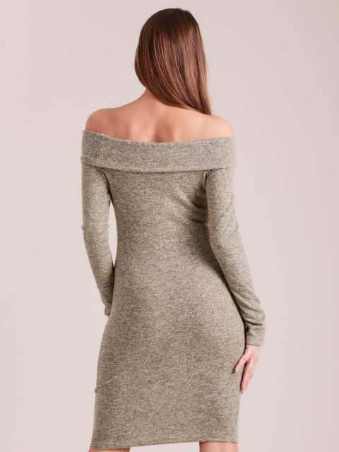 Sukienka EM-SK-4329.16P khaki Sukienka EM-SK-4329.16P khaki
