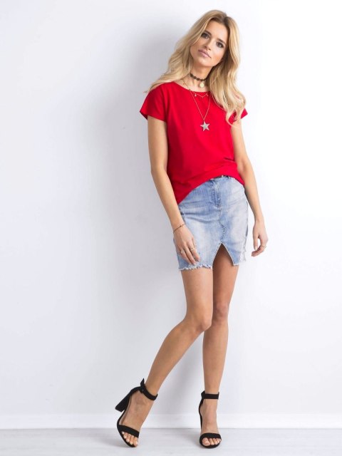 T-shirt RV-BZ-4622.20 czerwony XS