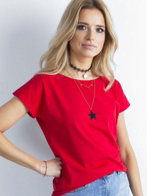 T-shirt RV-BZ-4622.20 czerwony XS
