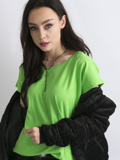 T-shirt RV-BZ-4622.99 jasny zielony XS