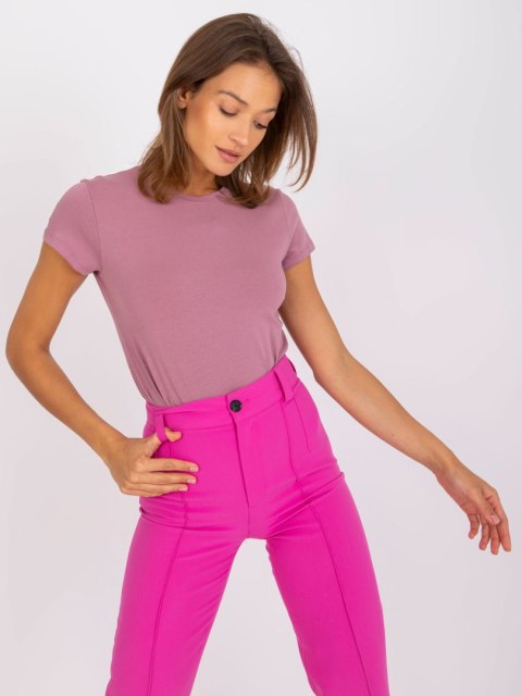 T-shirt koszulka różowa klasyczny Basic Feel Good L