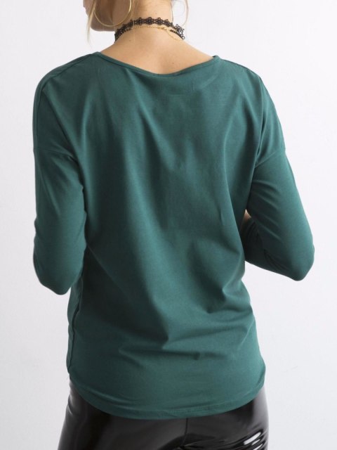 Bluzka RV-BZ-4661.54P ciemny zielony XS