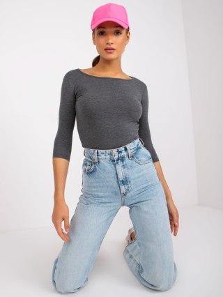 Bluzka RV-BZ-4690.67 ciemny szary M