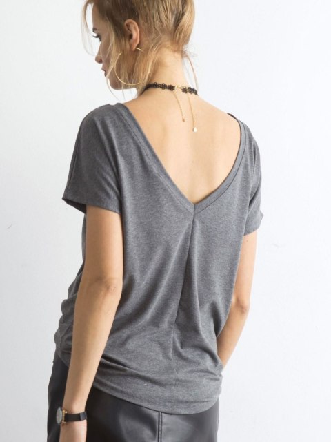 T-shirt RV-TS-4662.37P ciemny szary M T-shirt RV-TS-4662.37P ciemny szary M