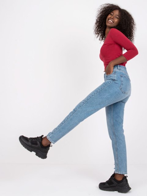 Bluzka RV-BZ-4690.28 bordowy XL