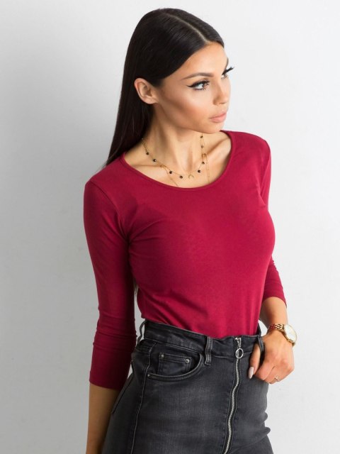 Bluzka RV-BZ-4690.28 bordowy XL