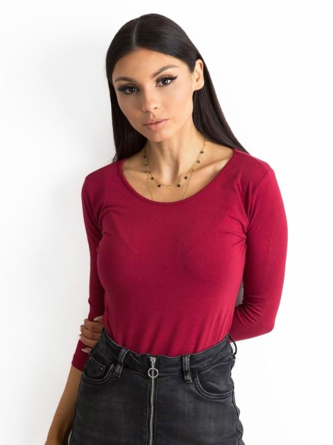 Bluzka RV-BZ-4690.28 bordowy XL