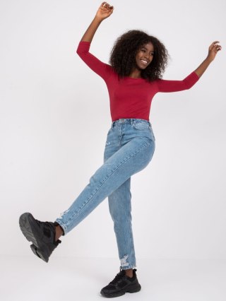 Bluzka RV-BZ-4690.28 bordowy XS