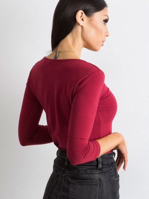 Bluzka RV-BZ-4690.28 bordowy XS