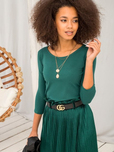 Bluzka RV-BZ-4690.68 ciemny zielony XL