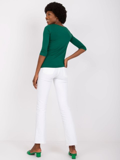 Bluzka RV-BZ-4690.68 ciemny zielony XL