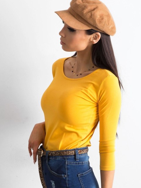 Bluzka RV-BZ-4690.68 ciemny żółty M