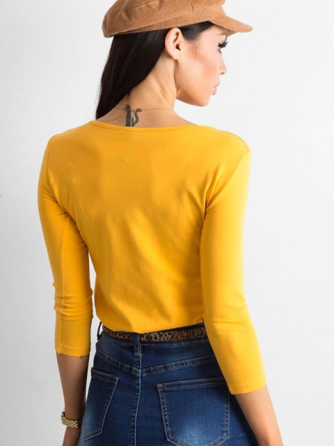 Bluzka RV-BZ-4690.68 ciemny żółty M
