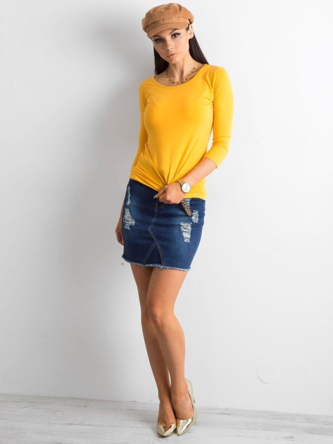 Bluzka RV-BZ-4690.68 ciemny żółty M