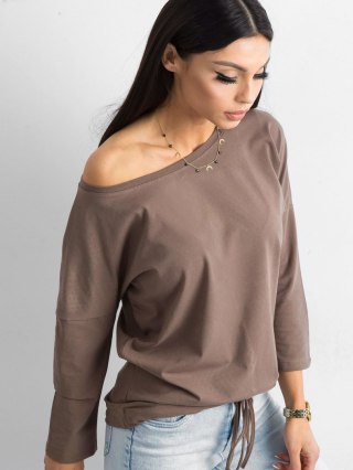 Bluzka RV-BZ-4691.35P brązowy XS