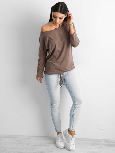 Bluzka RV-BZ-4691.35P brązowy XS