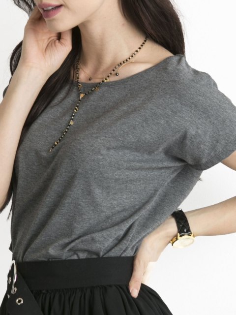 T-shirt RV-BZ-4622.43 ciemny szary XL