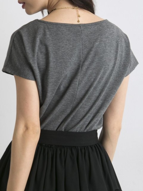 T-shirt RV-BZ-4622.43 ciemny szary XS