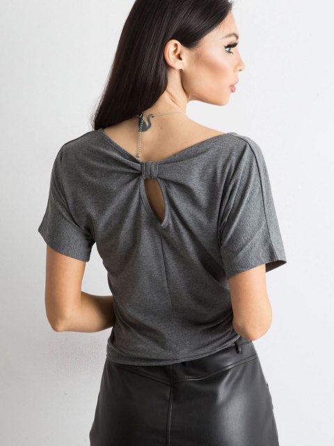 T-shirt RV-TS-4693.11 ciemny szary M T-shirt RV-TS-4693.11 ciemny szary M