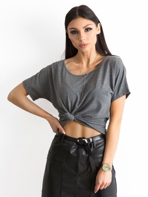 T-shirt RV-TS-4693.11 ciemny szary M T-shirt RV-TS-4693.11 ciemny szary M