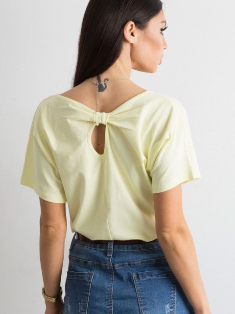 T-shirt RV-TS-4693.12 jasny żółty XS T-shirt RV-TS-4693.12 jasny żółty XS