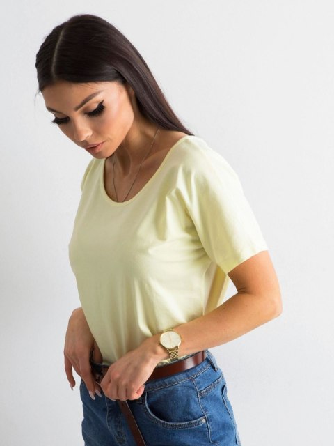 T-shirt RV-TS-4693.12 jasny żółty XS T-shirt RV-TS-4693.12 jasny żółty XS