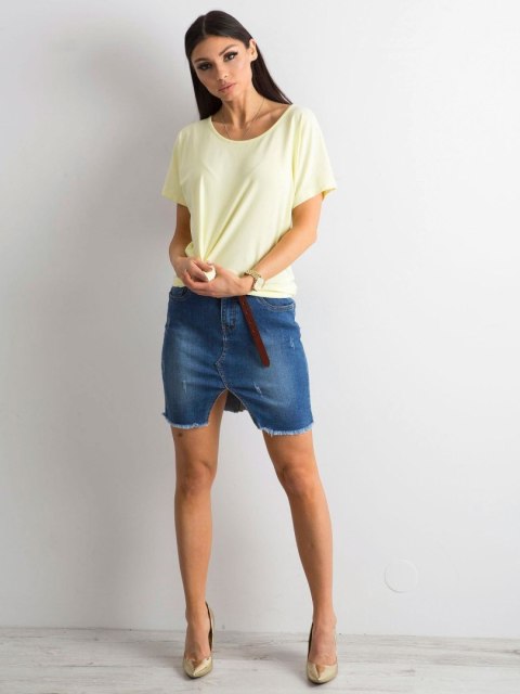 T-shirt RV-TS-4693.12 jasny żółty XS T-shirt RV-TS-4693.12 jasny żółty XS