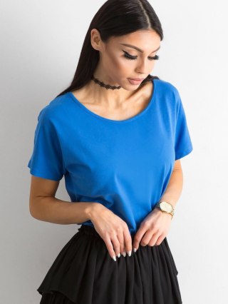 T-shirt RV-TS-4693.96 ciemny niebieski S