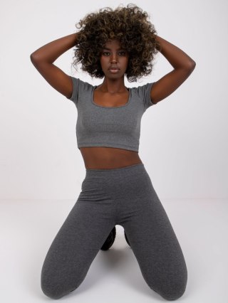 Leginsy RV-LG-2850.22P ciemny szary XS