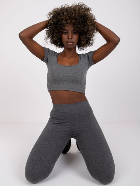 Leginsy RV-LG-2850.22P ciemny szary XS