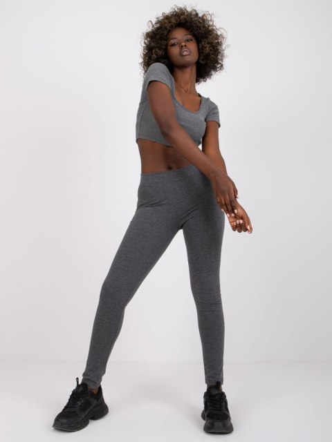 Leginsy RV-LG-2850.22P ciemny szary XS