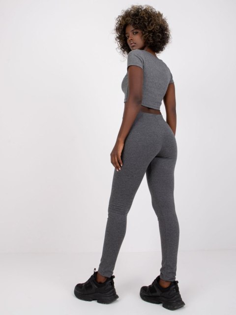 Leginsy RV-LG-2850.22P ciemny szary XS