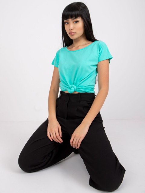 T-shirt RV-BZ-4622.37 turkusowy XL