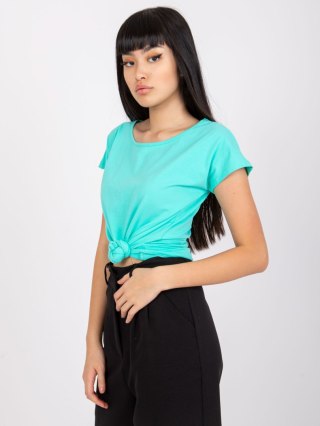 T-shirt RV-BZ-4622.37 turkusowy S