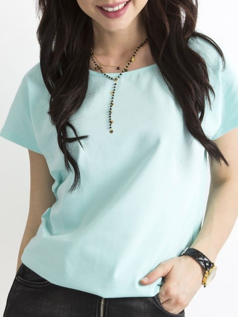 T-shirt RV-BZ-4622.84 mietowy S