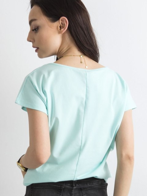T-shirt RV-BZ-4622.84 mietowy S