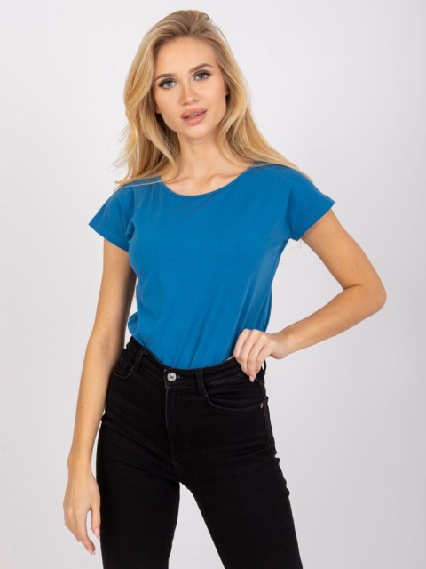 T-shirt RV-BZ-4622.89 ciemny niebieski M