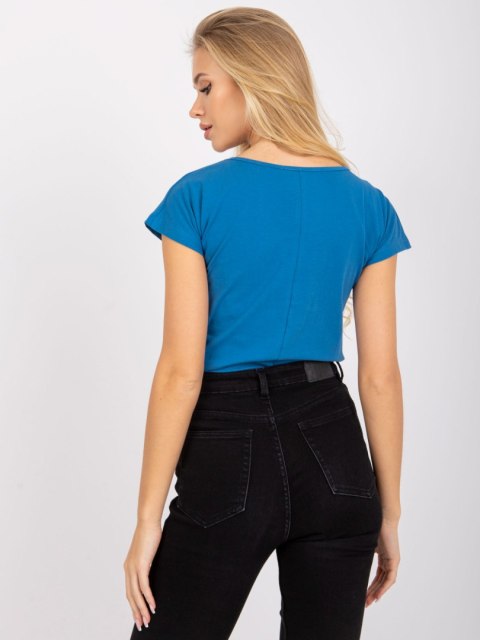 T-shirt RV-BZ-4622.89 ciemny niebieski S