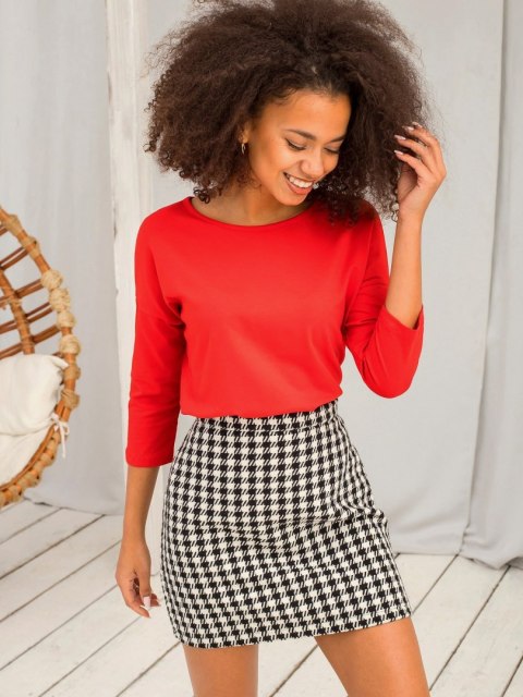 Bluzka RV-BZ-4661.42P czerwony XS