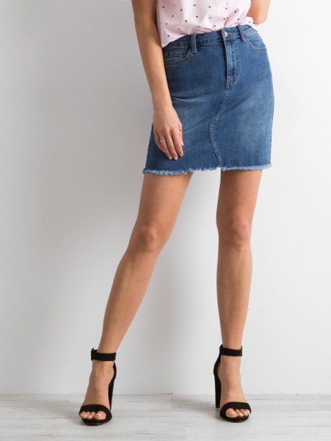 Spódnica JMP-SD-RE3303.75 ciemny niebieski XS