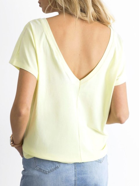 T-shirt RV-TS-4662.14P jasny żółty XS T-shirt RV-TS-4662.14P jasny żółty XS