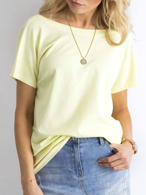 T-shirt RV-TS-4662.14P jasny żółty S