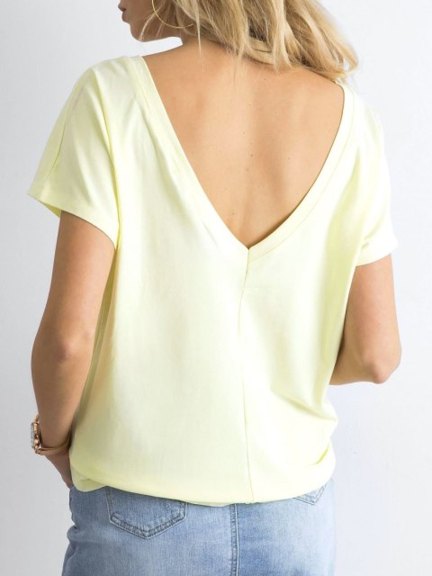 T-shirt RV-TS-4662.14P jasny żółty S