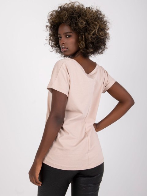 T-shirt RV-TS-4832.01P beżowy XL