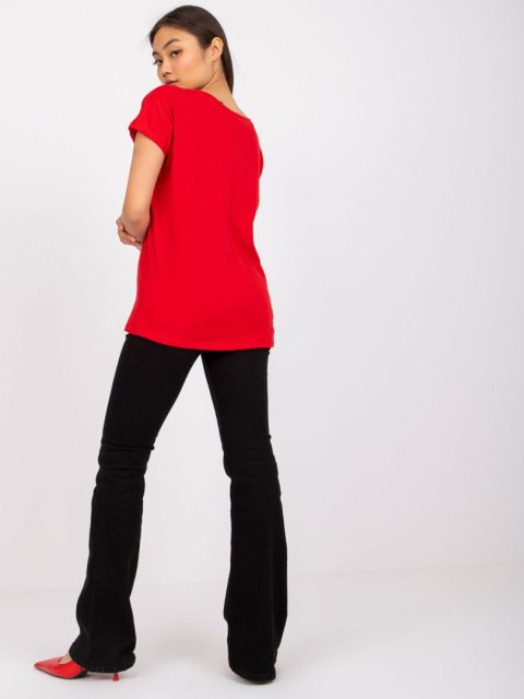T-shirt RV-TS-4832.14P czerwony L
