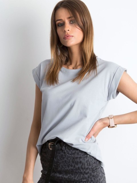 T-shirt RV-TS-4833.25P jasny szary S