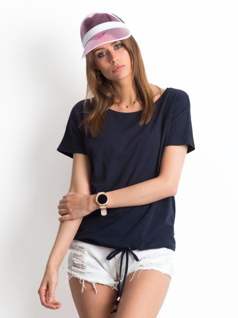 T-shirt RV-TS-4834.69P granatowy XS