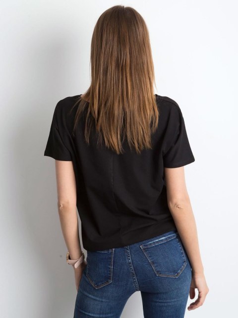 T-shirt RV-TS-4834.70P czarny S